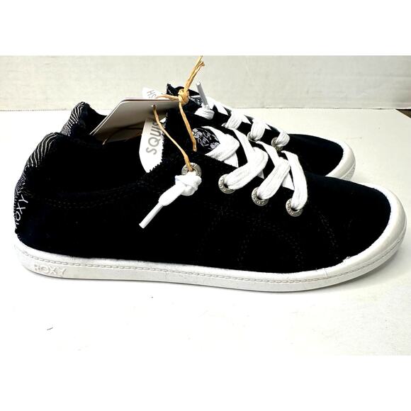 Roxy Shoes - Roxy Women's Bayshore Plus LX Lace-Up Sneakers Shies Black Size 6 NEW